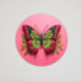 Butterflies And Blue Hydrangea Butterfly Card, Not 3D, thumbnail 10 of 11
