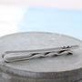 Black Tie Clip With Infinity Symbol, thumbnail 4 of 6