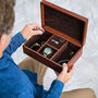 Personalised Leather Jewellery Box For Him, thumbnail 5 of 11