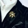 Faux Pearl And Metal Brooch, thumbnail 1 of 5