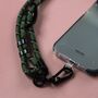 Green Black Adjustable Phone Strap Universal Crossbody Rope Lanyard, thumbnail 2 of 3