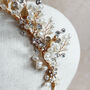 Pearl And Crystal Bridal Crown, thumbnail 5 of 6