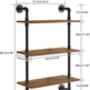 Three Tier Industrial Pipe Wall Mount Shelves, thumbnail 6 of 6