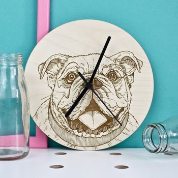 Dog Breed Portrait Wall Clocks, 8 of 12