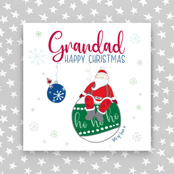 Grandpa Or Grandad Christmas Card, 2 of 4