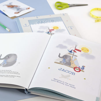 Personalised Baby Record Book, 2 of 6