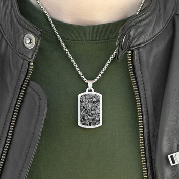 Personalised Men's Semi Precious Gemstone Necklace, 3 of 12