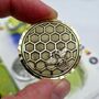 Personalised Golf Ball Marker With 'Bee Kind' Design, thumbnail 1 of 7