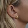 Milos Earrings Gold Plated, thumbnail 2 of 6