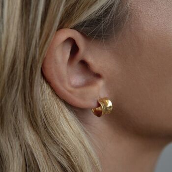 Milos Earrings Gold Plated, 2 of 6
