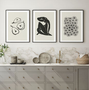 Set Of Three Modern Art Prints For Home, 4 of 6