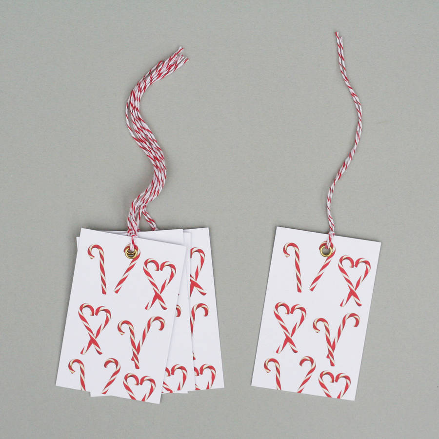 Candy Cane Christmas Wrapping Paper By Nancy & Betty Studio