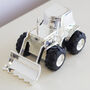 Personalised Tractor Silver Plated Money Box, thumbnail 3 of 3