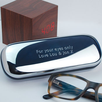 Personalised Chrome Glasses Case, 2 of 7