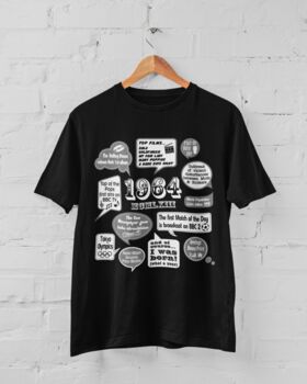 'Events Of 1964' Bespoke 60th Birthday Gift T Shirt, 9 of 9