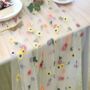 Embroidered Lace Floral Table Runner, thumbnail 2 of 4