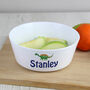 Personalised Dinosaur Baby Plastic Bowl, thumbnail 3 of 4
