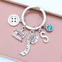Personalised Sewing Keyring Seamstress Thank You Gift, thumbnail 1 of 9
