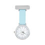 Rose Gold And Grey Leather Nurse Fob Watch, thumbnail 5 of 6