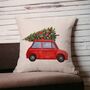 Driving Home For Christmas Cushion Cover, thumbnail 5 of 6