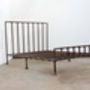 Mark Distressed Steel Kingsize Bed, thumbnail 3 of 10