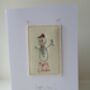 Two Embroidered Snowmen Christmas Cards, thumbnail 4 of 4