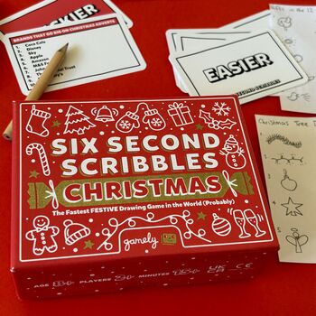 Six Second Scribbles Christmas | The Frantically Fast, Fantastically Fun And Festive Drawing Game, 5 of 6