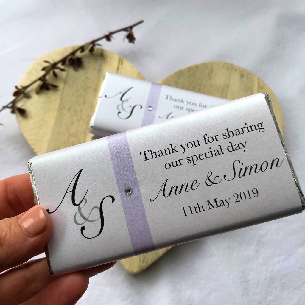 Personalised Chocolate Wedding Favours, 1 of 4