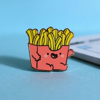 Cute French Fries Enamel Pin, 5 of 5