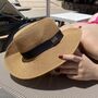 Personalised Fedora Straw Hat, thumbnail 6 of 10
