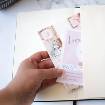 Personalised Black Notebook, 2 of 4