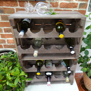 Wooden Wine Rack Crate Large, 3 of 3