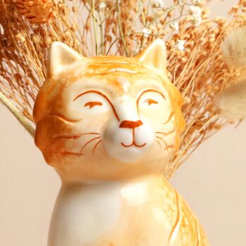 Tigger The Orange Cat Vase, 2 of 4