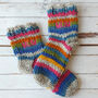 Embroidered Rainbow Socks, thumbnail 3 of 3