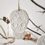 2pcs Luxury Stoneware Skull Tree Ornament Decoration, thumbnail 4 of 7