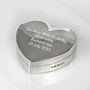 Solid Sterling Silver Heart Shaped Box, thumbnail 5 of 5