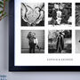 Personalised Twelve Photos Couples Print, thumbnail 4 of 8