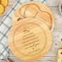 Personalised Poem Wooden Cheese Board For Valentine’s Day, thumbnail 1 of 6