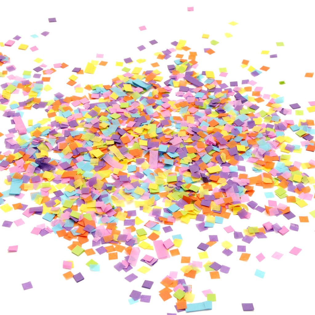 colourful tissue paper confetti mix by peach blossom ...