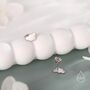 Sterling Silver Little Cloud Stud Earrings, thumbnail 8 of 12