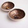 Handmade Mini Gold Ceramic Pottery Ring Dish, thumbnail 2 of 10