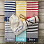 Personalised Handwoven Cotton Beach And Bath Towel, thumbnail 2 of 11