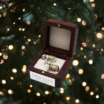 Personalised Two Tone Golf Club And Ball Cufflinks, 5 of 6