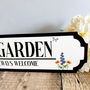Personalised Floral Garden Sign For Home Decoration, thumbnail 2 of 5