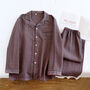 Personalised Men’s Finely Woven Cotton Pyjama Set, thumbnail 2 of 7