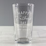Personalised Father's Day Pint Glass, thumbnail 2 of 3