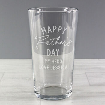 Personalised Father's Day Pint Glass, 2 of 3