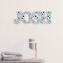 Printed Wall Letters, Bedroom Decor, thumbnail 8 of 9