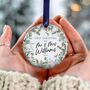 First Christmas As Mr And Mrs Personalised Ceramic Gift, thumbnail 3 of 8