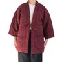Japanese Padded Cotton Kimono Jacket Maroon, thumbnail 1 of 10